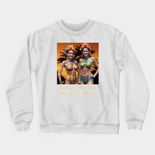 Fantasy Fest Key West 2024 ai image Crewneck Sweatshirt